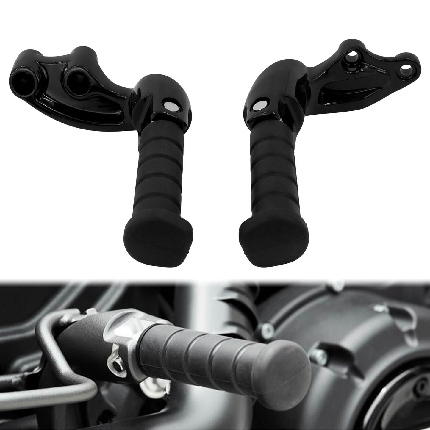 Foldable Passenger Footpegs for Indian Scout Bobber 2015-2020 | HCmotorku