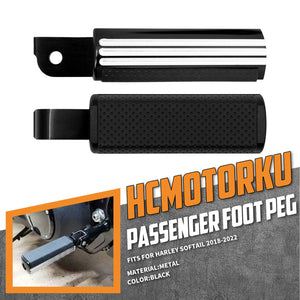 Motorcycle Passenger Foot Pegs Male Mount Fit Harley Softail 2018-UP | HCmotorku