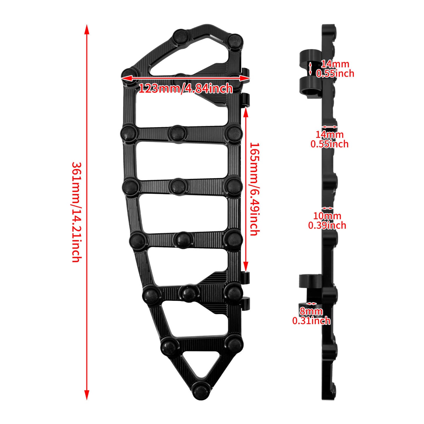 Rider Floorboard for Harley | HCmotorku