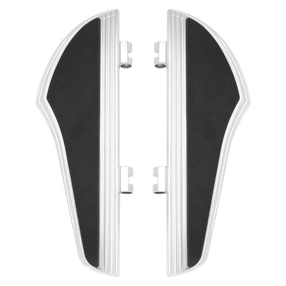 Rider Floorboards Chrome Foot Rest Footboards Fit For Harley 2012-2016 FLD Touring | HCmotorku