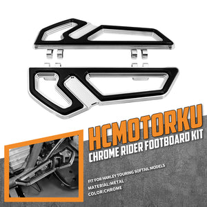 Rider Floorboards Front Footboards for Harley Softail Touring | HCmotorku
