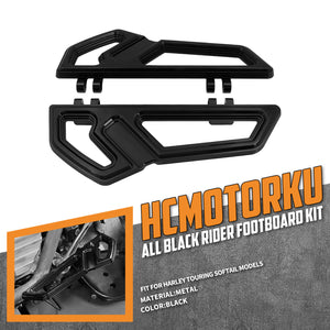 Rider Floorboards Front Footboards for Harley Softail Touring | HCmotorku