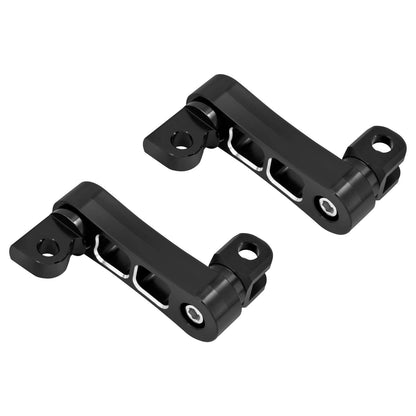 CNC Foot Pegs Pedal Extensions Fit For Harley Touring FLH Sportster Softail Dyna | HCmotorku