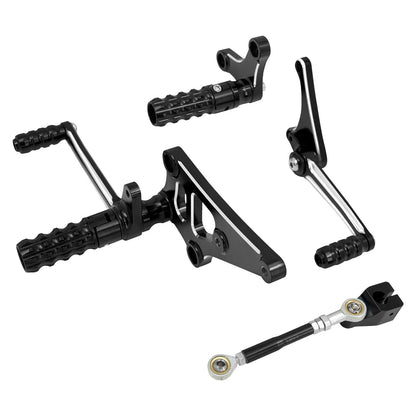 Rear Controls Foot Peg Levers Linkages Fit For Harley Sportster Iron 883 1200 | HCmotorku