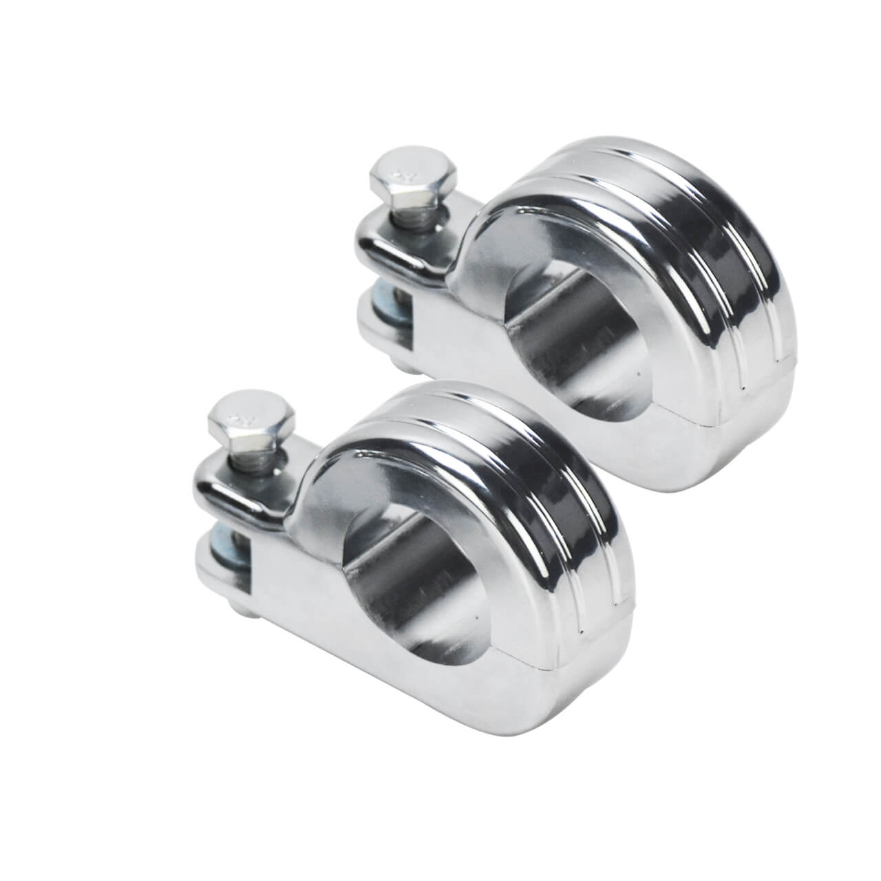 Footpeg Clamp Highway Crash Bar Footrest Mount Chrome Fit For Harley Road Glide | HCmotorku