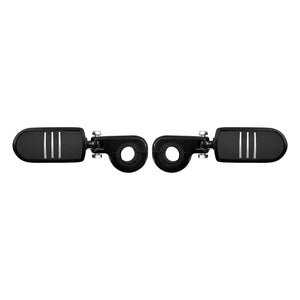 Highway Pegs Foot Rests w/ 1.25" Engine Guard Mount Black Fit For Harley Touring | HCmotorku
