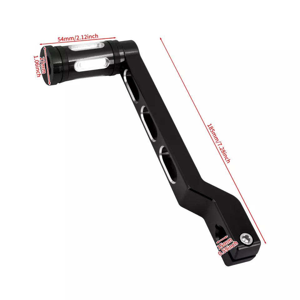 CNC Heel Toe Shift Lever Pegs Driver Passenger Flooboard Pedal Fit For Touring | HCmotorku