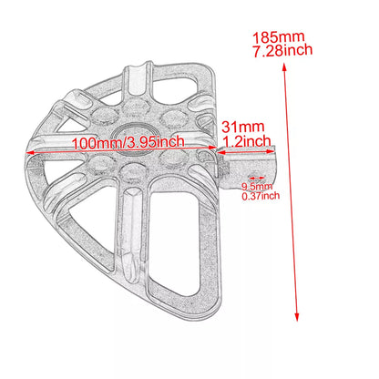 CNC Heel Toe Shift Lever Pegs Driver Passenger Flooboard Pedal Fit For Touring | HCmotorku