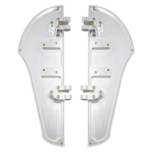 Rider Floorboards Chrome Foot Rest Footboards Fit Harley 2012-2025 FLD Touring | HCmotorku