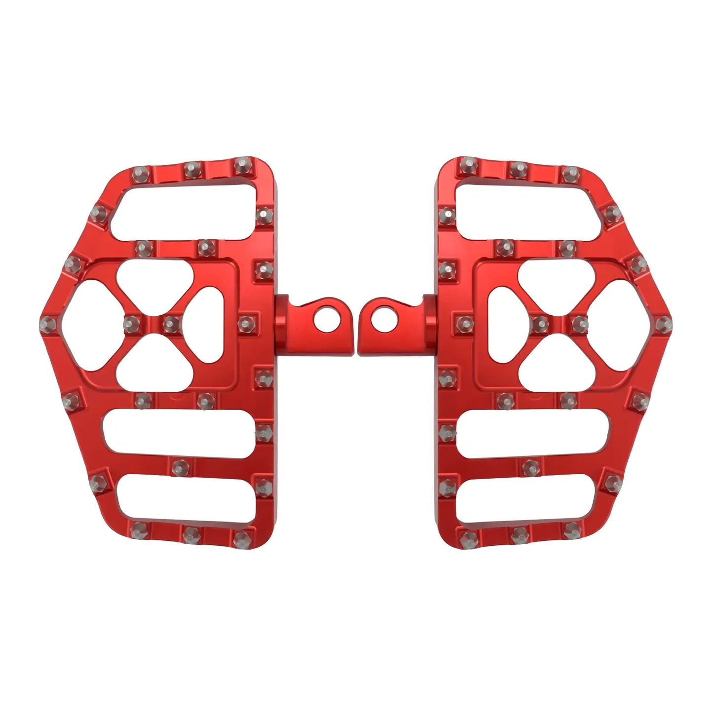 MX Style Foot Pegs Floorboard Red For Harley Touring Dyna Softail Sportster | HCmotorku