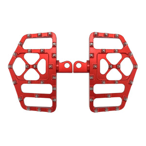 MX Style Foot Pegs Floorboard Red For Harley Touring Dyna Softail Sportster | HCmotorku