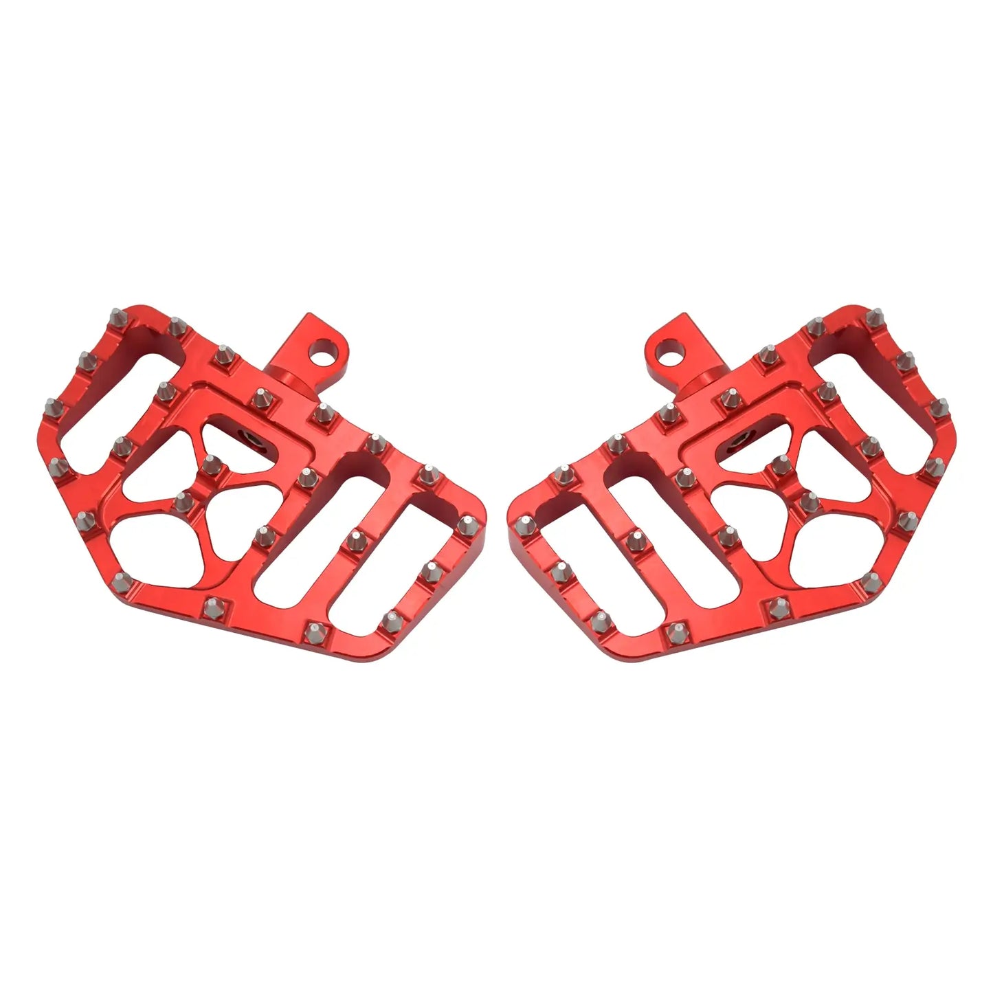 MX Style Foot Pegs Floorboard Red For Harley Touring Dyna Softail Sportster | HCmotorku