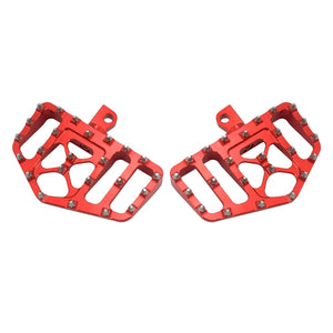 MX Style Foot Pegs Floorboard Red For Harley Touring Dyna Softail Sportster | HCmotorku