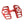 Mx Style Floorboards Shifter Pegs Brake Pedal Cover Kit Red Fit Harley Touring Softail | HCmotorku