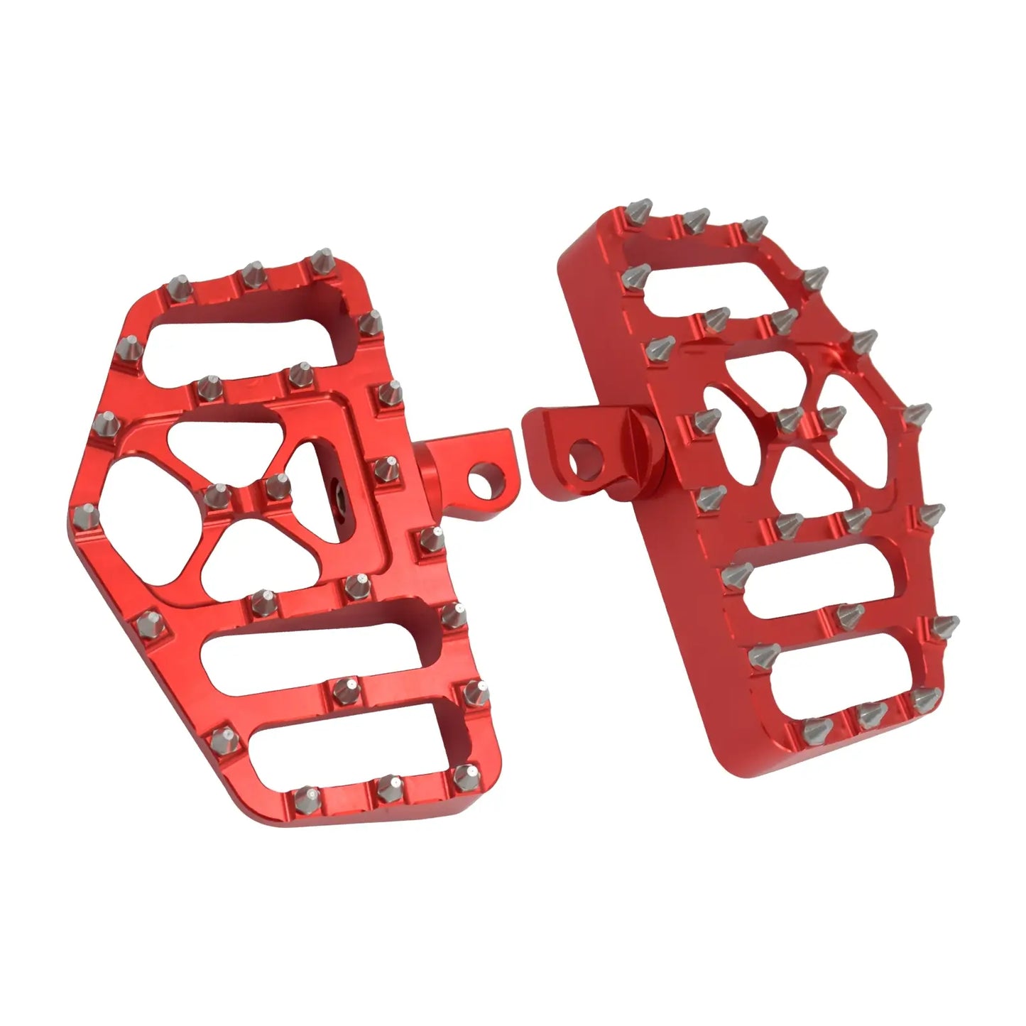 MX Style Foot Pegs Floorboard Red For Harley Touring Dyna Softail Sportster | HCmotorku