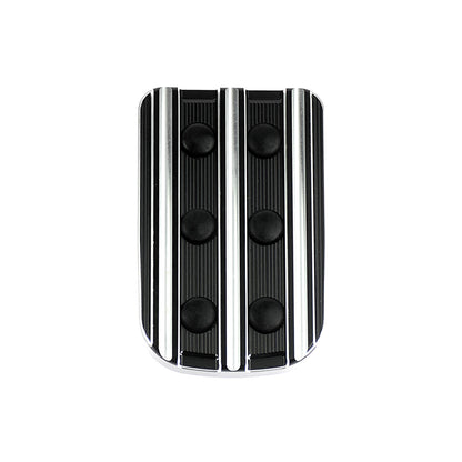 Wide Footrest Pedal Cover Black For Harley Heritage Softail 1986-2017 | HCmotorku