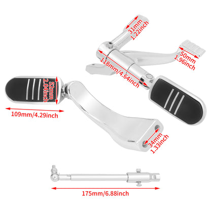 Mid Controls Foot Pegs Levers Linkages for Harley Sportster 2014-2023 | HCmotorku