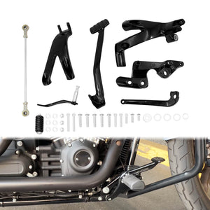 Forward Control Kit Pegs Levers Linkage Fit For Harley Softail FXST FXBB 2018-2025 | HCmotorku