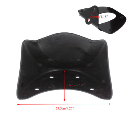 Motorcycle Front Chin Spoiler Air Dam Fairing Black Fit For Dyna FXDF 2006-2017 | HCmotorku