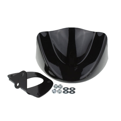 Motorcycle Front Chin Spoiler Air Dam Fairing Black Fit For Dyna FXDF 2006-2017 | HCmotorku