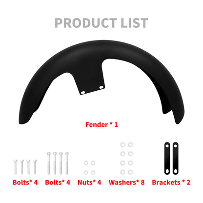 21" Motorcycle Front Fender For 120 / R21 Tire Fit Harley Bagger Touring | HCmotorku