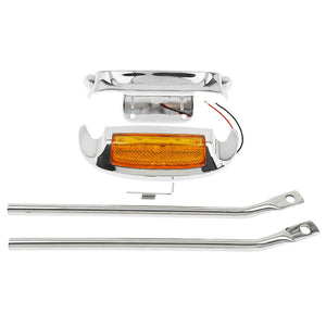 Air Wing Front Fender Rail Chrome Fit For Harley Touring Electra Glide 2014-2020 | HCmotorku