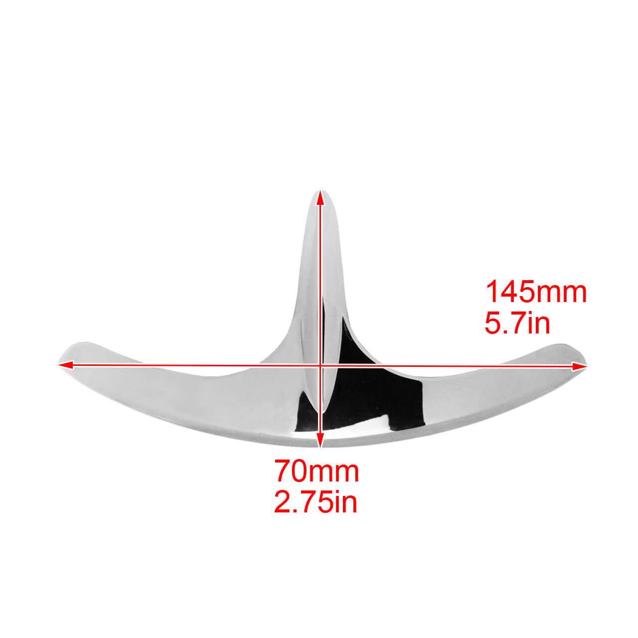 ABS Front Fender Tip Fairing Trim Fit For Goldwing GL1800 Audio 2001-2010 2011 | HCmotorku