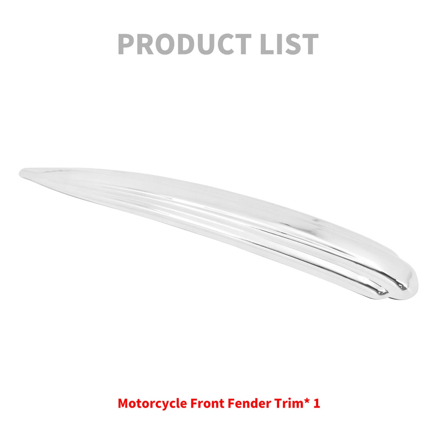 Front Fender Trim Skirt Chrome Fit For Touring 1984-UP Softail 1986-2017 FLD | HCmotorku