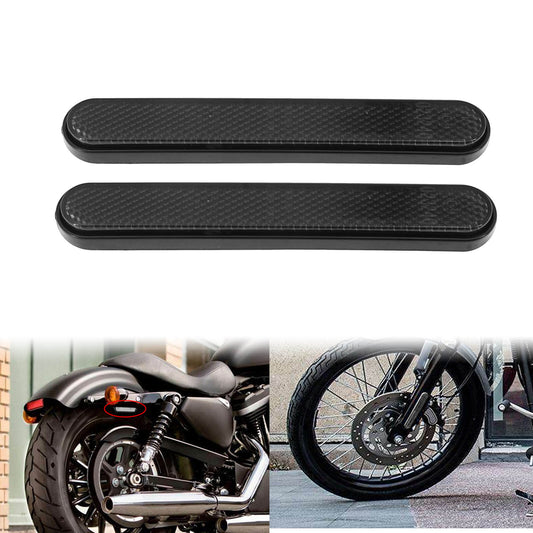 2* Motorcycle Front Rear Fork Reflector Sticker Lower Legs Smoke Fit For Harley | HCmotorku