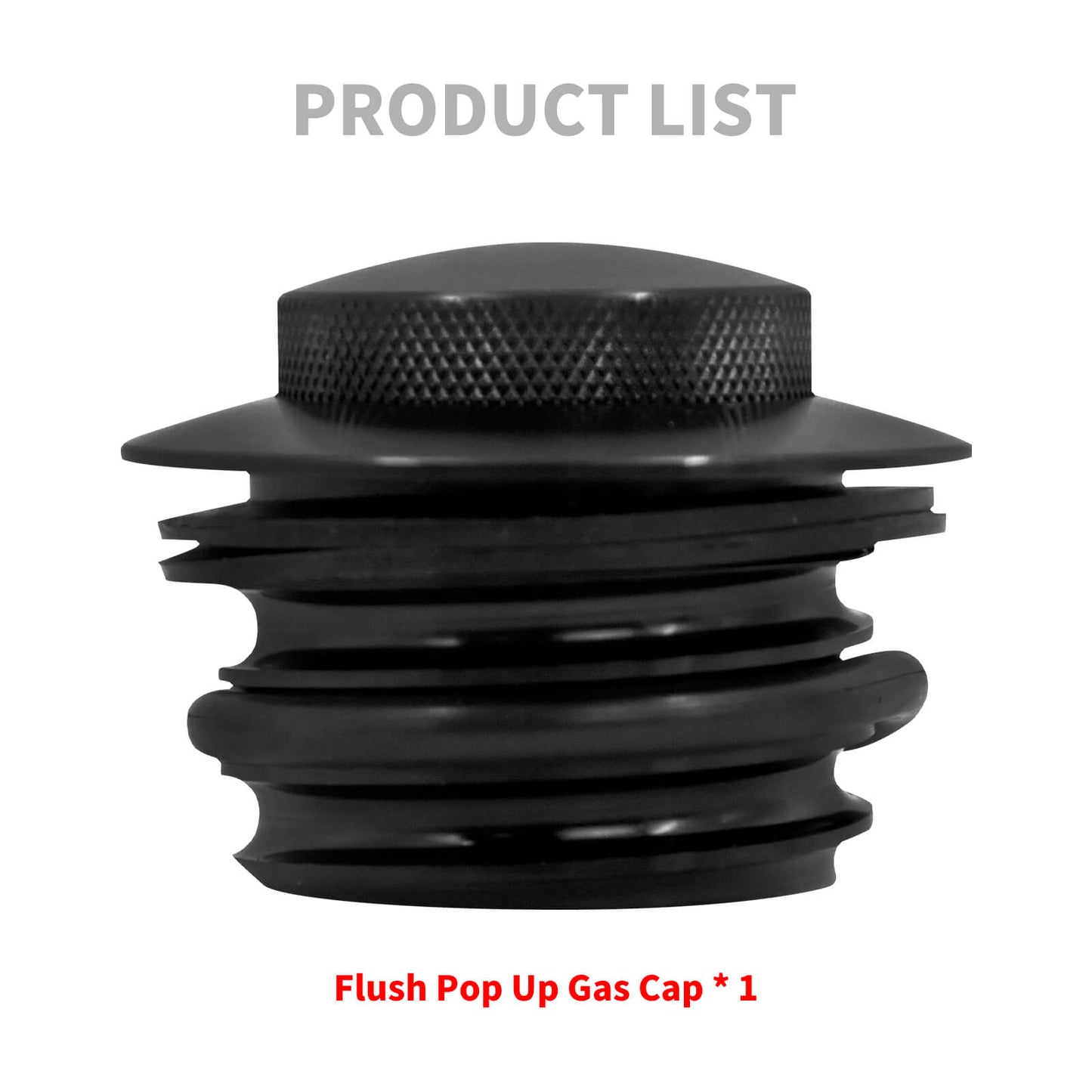 Pop-up Fuel Gas Oil Tank Cap Vented Flush Black Fit For Harley Touring Sportster | HCmotorku