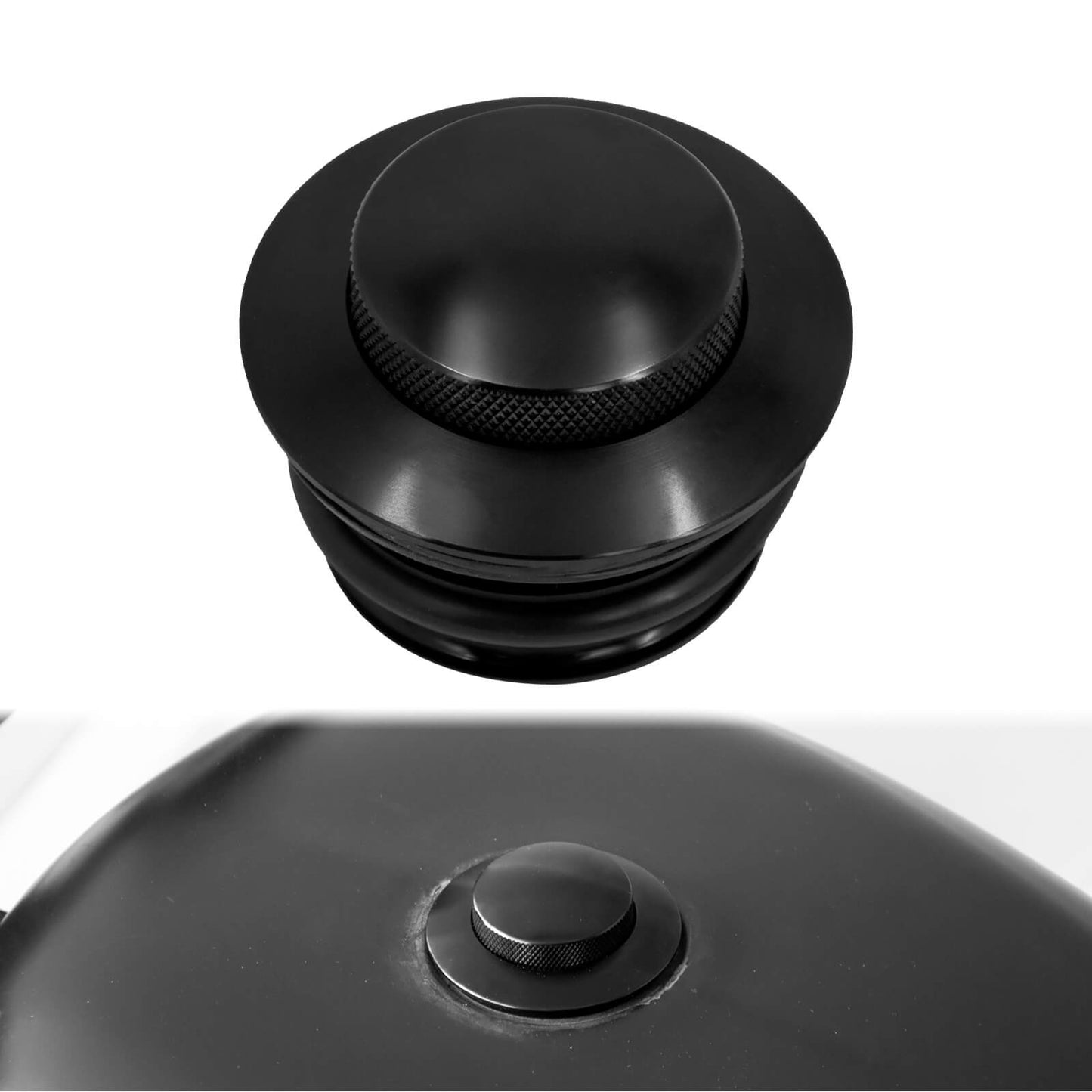 Pop-up Fuel Gas Oil Tank Cap Vented Flush Black Fit For Harley Touring Sportster | HCmotorku