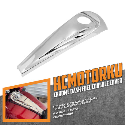Fuel Tank Smooth Dash Console Chrome Fit For Touring Road Glide 2008-2020 | HCmotorku