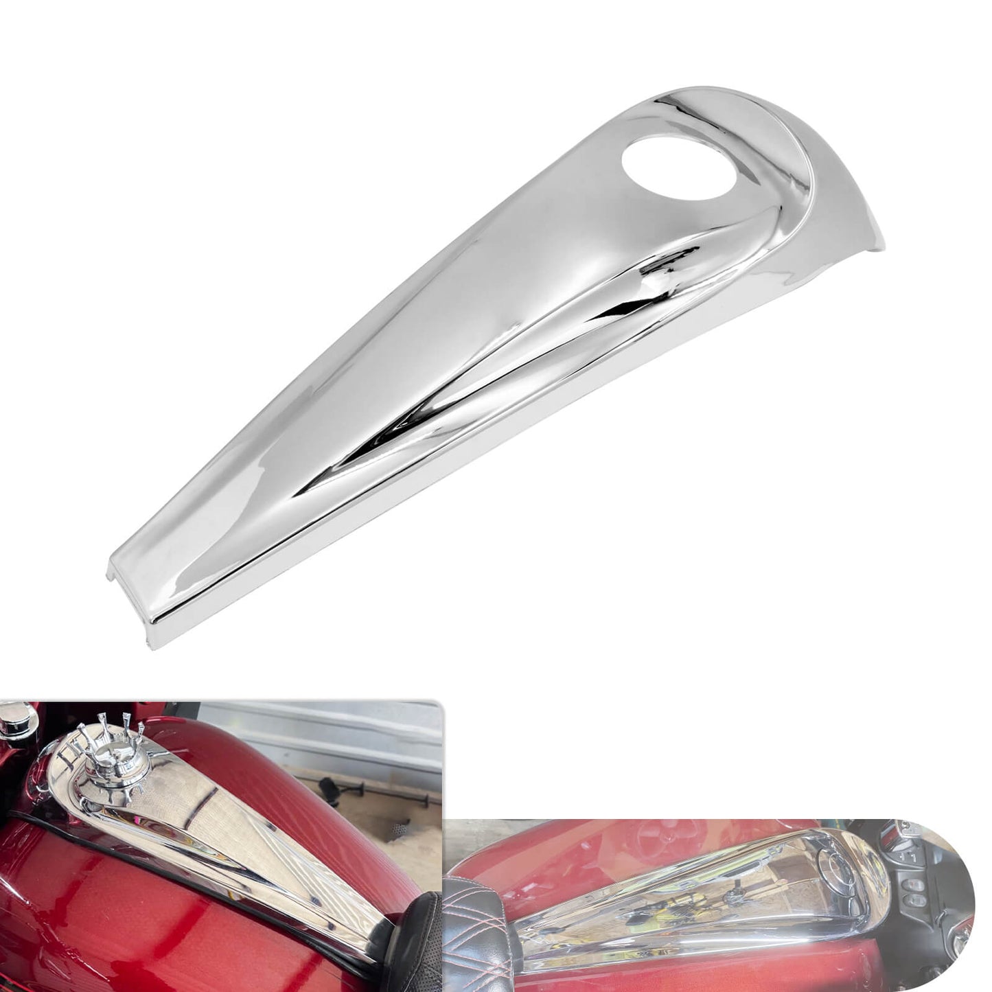 Fuel Tank Smooth Dash Console Chrome Fit For Touring Road Glide 2008-2020 | HCmotorku