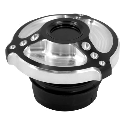 Fuel Tank Cover CNC Cut Gas Cap Fit For Harley Touring Road King FLHR 1994-2023 | HCmotorku