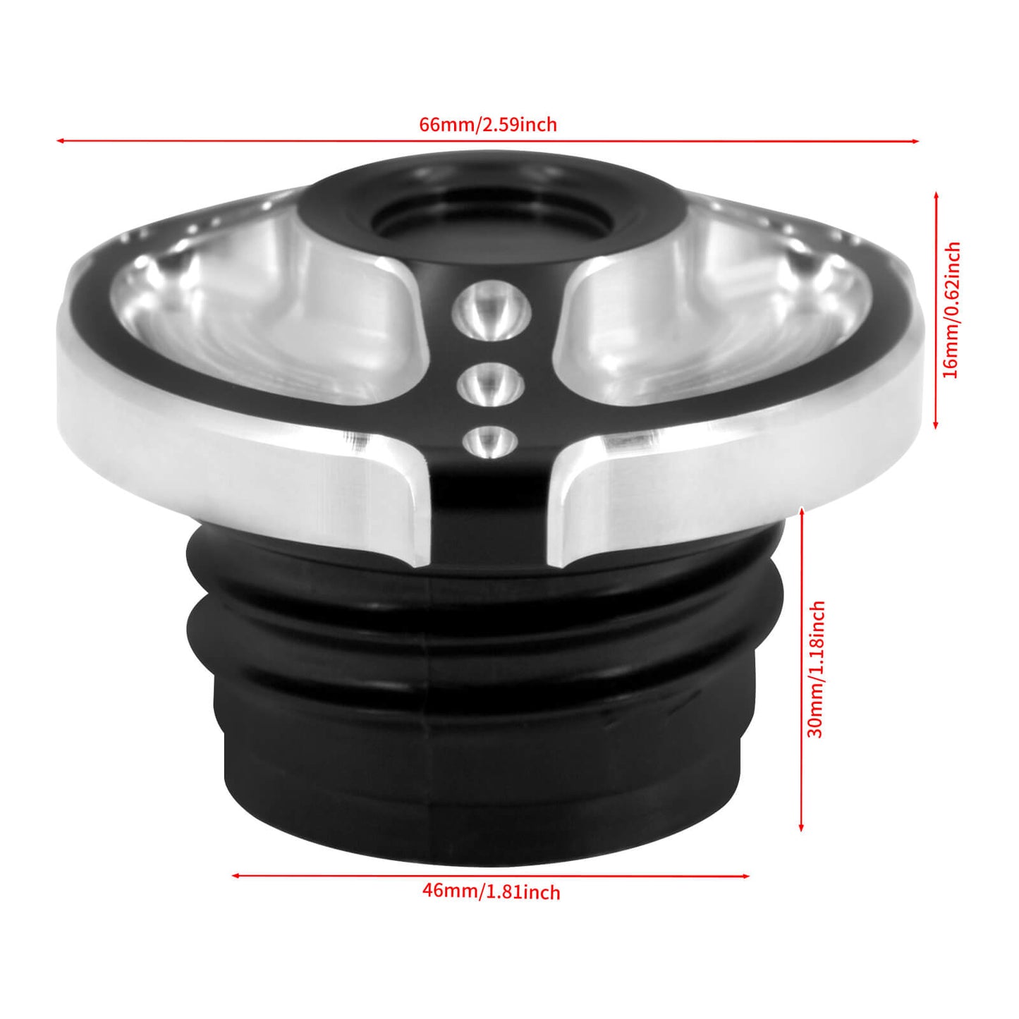 Fuel Tank Cover CNC Cut Gas Cap Fit For Harley Touring Road King FLHR 1994-2023 | HCmotorku