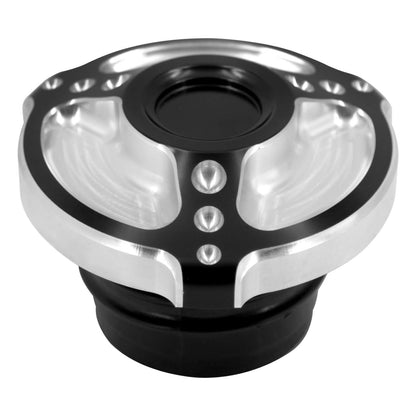 Fuel Tank Cover CNC Cut Gas Cap Fit For Harley Touring Road King FLHR 1994-2023 | HCmotorku