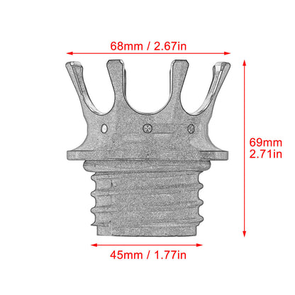 Vented King Crown Gas Cap Fuel Tank Cover Right-hand Thread Fit For Harley XL | HCmotorku