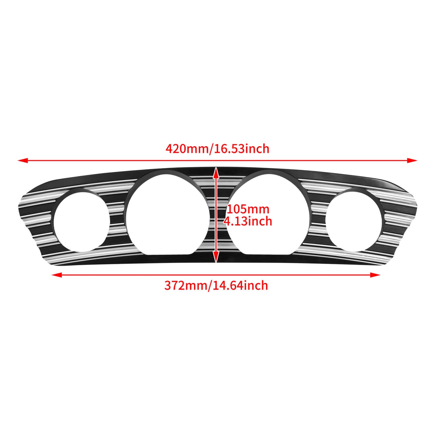 Gauge Panel Trim for Harley Touring Tri Glide 2014-2021 | HCmotorku