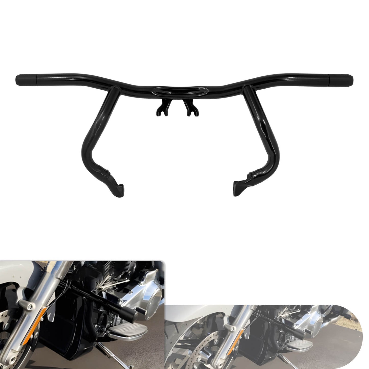 Front Crash Bar Flat Out Engine Guard For Harley Touring Road King Glide 2014-2025 | HCmotorku