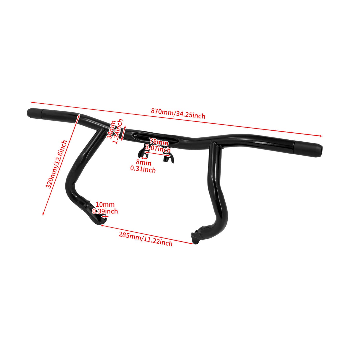 Front Crash Bar Flat Out Engine Guard For Harley Touring Road King Glide 2014-2025 | HCmotorku