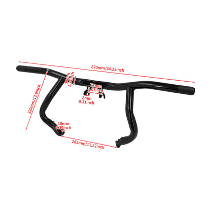 Front Crash Bar Flat Out Engine Guard For Harley Touring Road King Glide 2014-2025 | HCmotorku