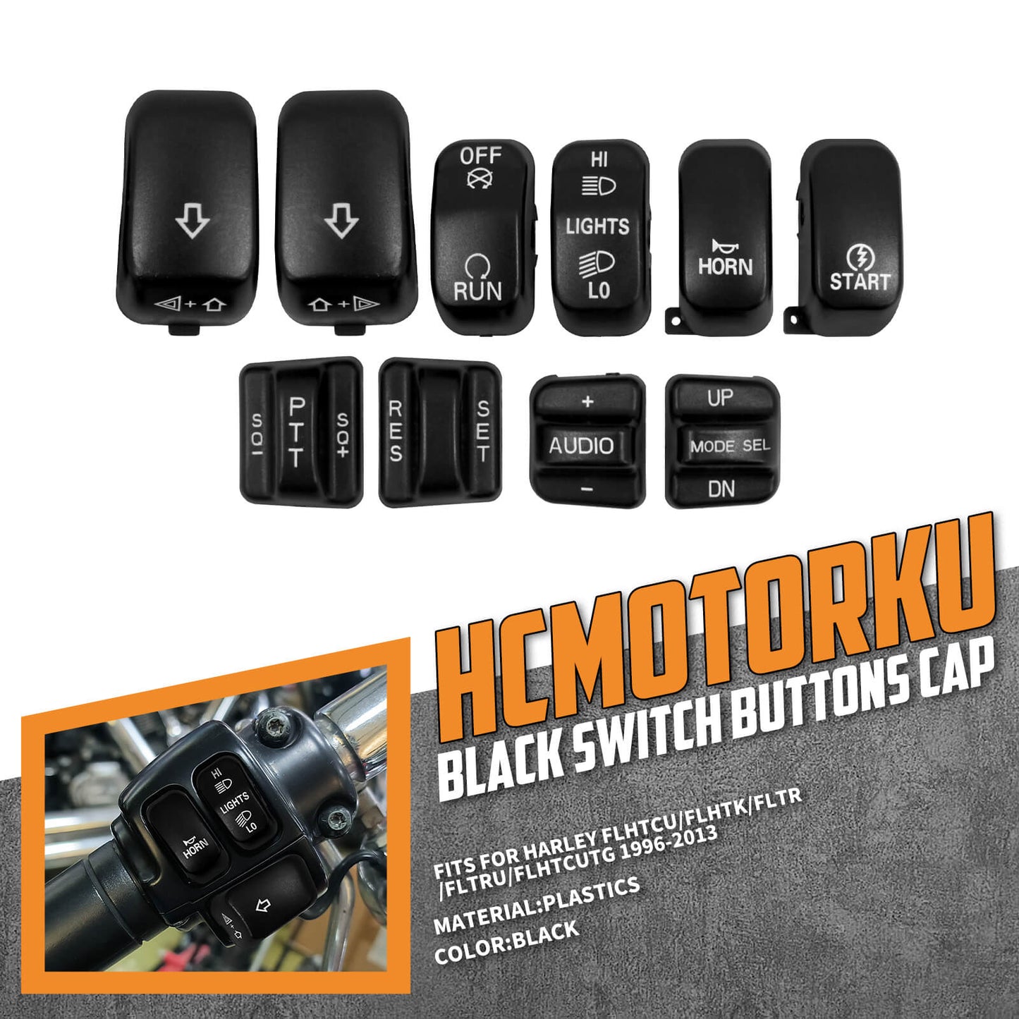 Hand Control Switch Housing Fit Harley Touring 1996-2013 | HCmotorku