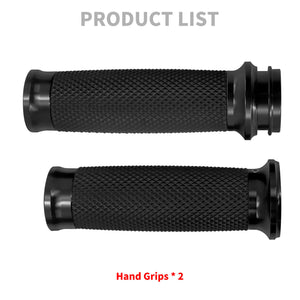 1" CNC Hand Grips Electronic Throttle Fit For Touring 2008-UP Softail 2016-UP Dyna | HCmotorku