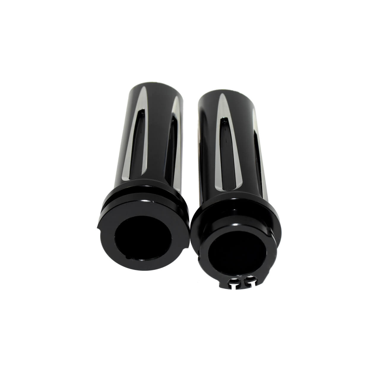 Aluminum CNC 1" 25MM Hand Grips Black Fit For Harley Sportster 883 Softail Dyna | HCmotorku