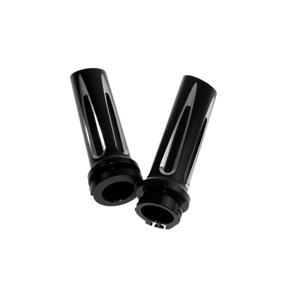 Aluminum CNC 1" 25MM Hand Grips Black Fit For Harley Sportster 883 Softail Dyna | HCmotorku