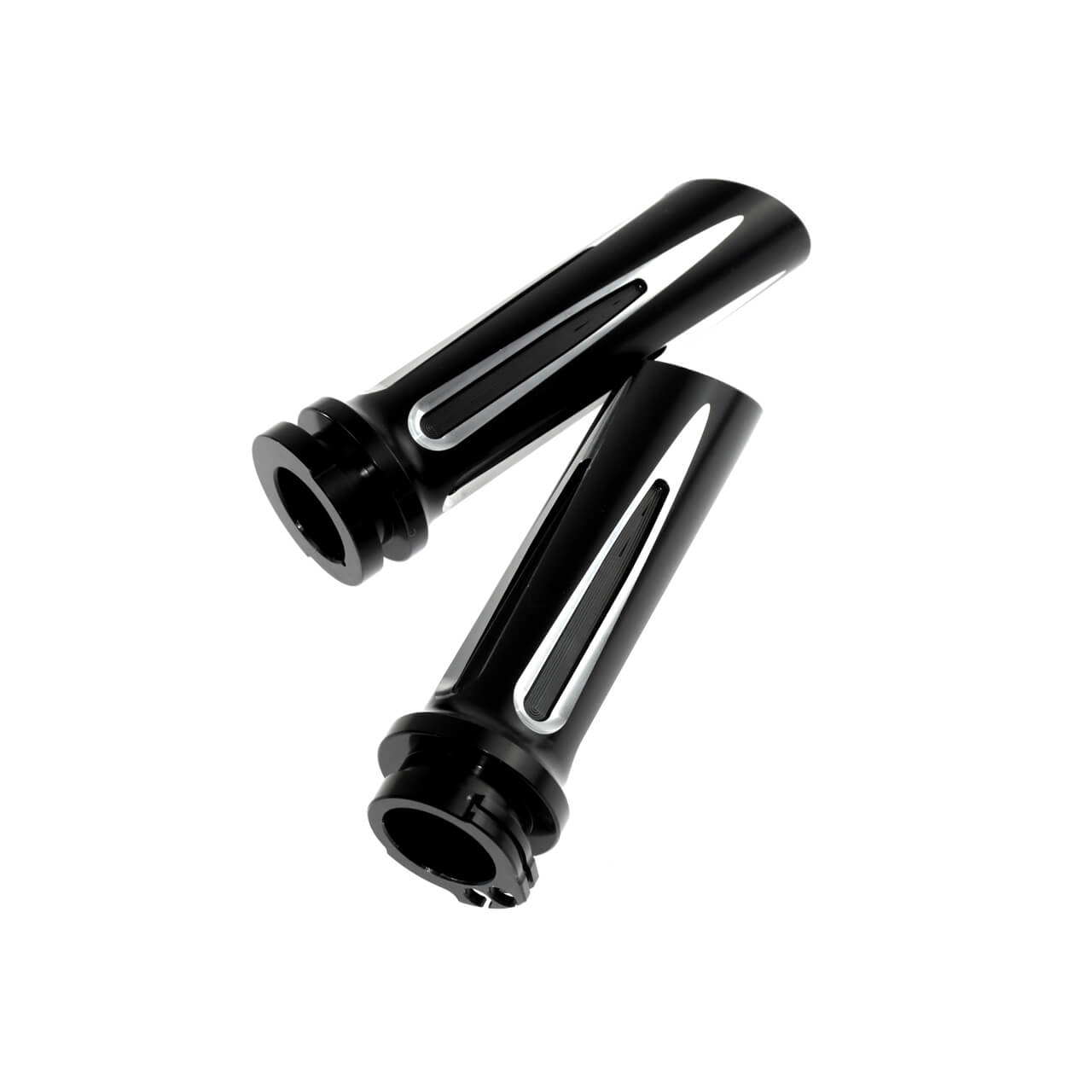 Aluminum CNC 1" 25MM Hand Grips Black Fit For Harley Sportster 883 Softail Dyna | HCmotorku