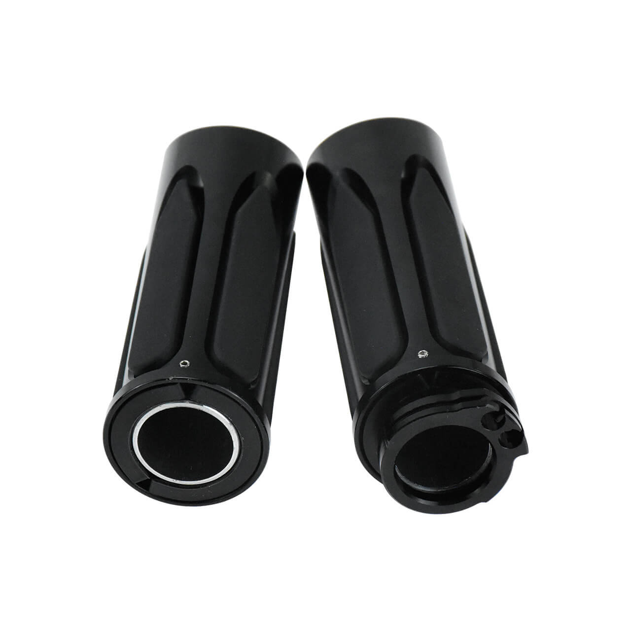 1 Pair Shallow Cut Soft Touch Comfort Hand Grips Set Fit For Touring Softail Dyna | HCmotorku