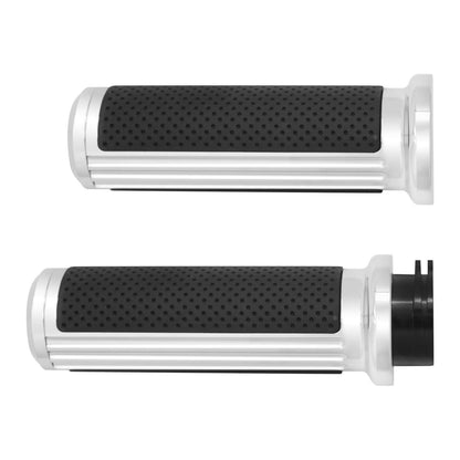 1" Defiance Handlebar Hand Grips For Harley Touring Softail Dyna | HCmotorku