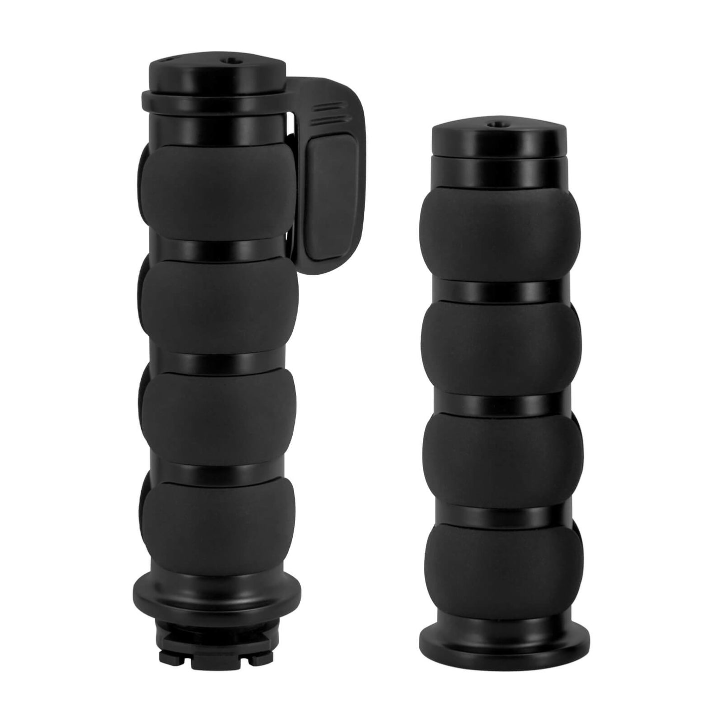 1" Handlebar Grip 25mm Rest Hand Grips Black Fit For Harley Touring Softail Dyna | HCmotorku