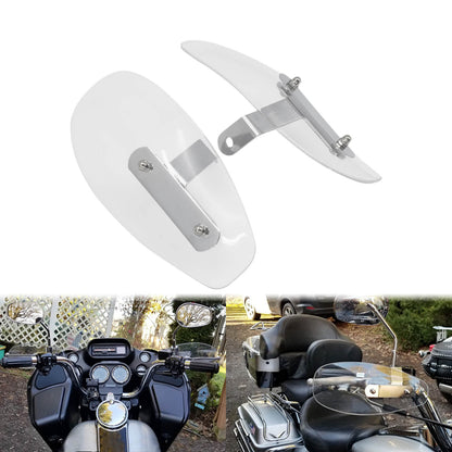 Motorcycle Clear Hand Guard Wind Deflector Fits For Harley Honda SUZUKI Chopper | HCmotorku